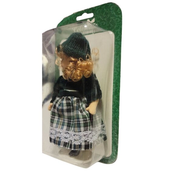 Celebrate The Season 5.5" Hand Painted Bisque Porcelain Collectible Doll - Picture 3 of 6